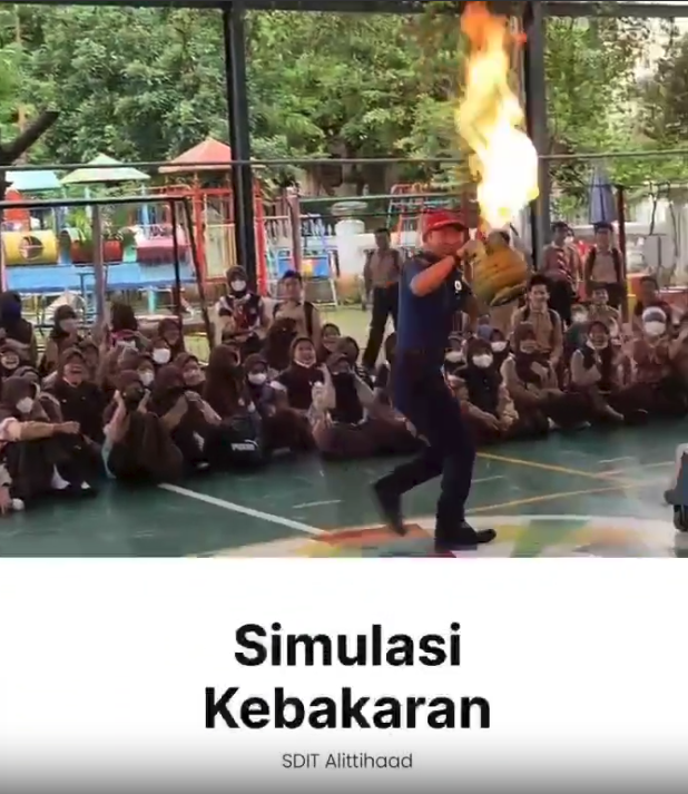 Edukasi Bersama Pemadam Kebakaran